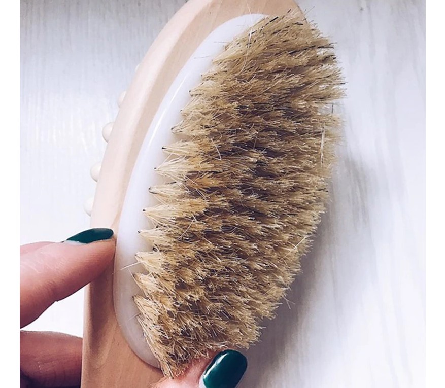 2 in 1 Wooden Shower Brush