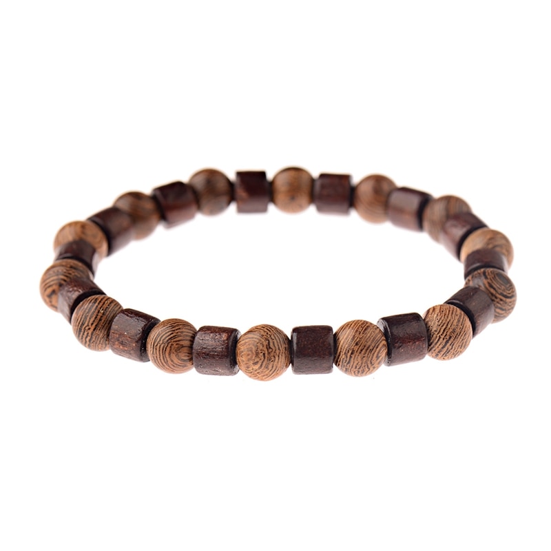 Men's Wooden Beads Bracelet