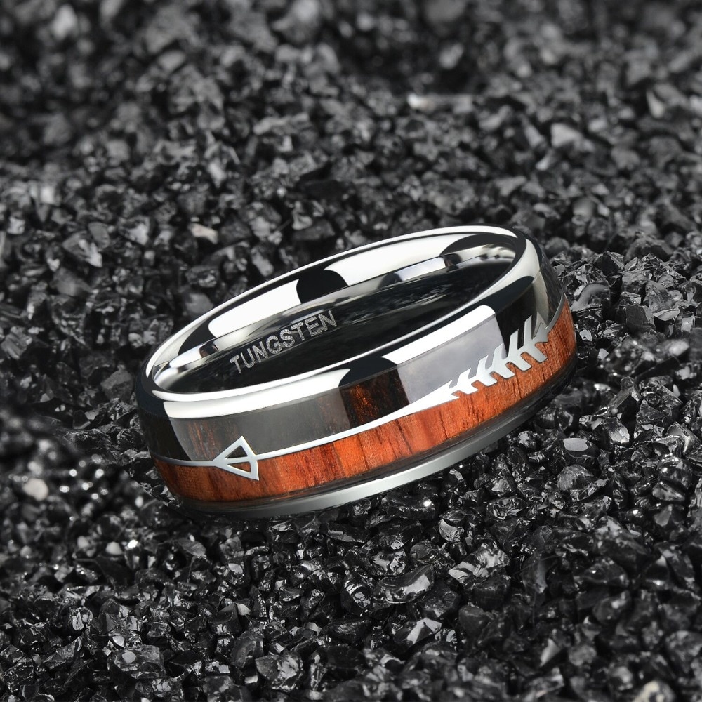 Natural Wood Design Ring for Men