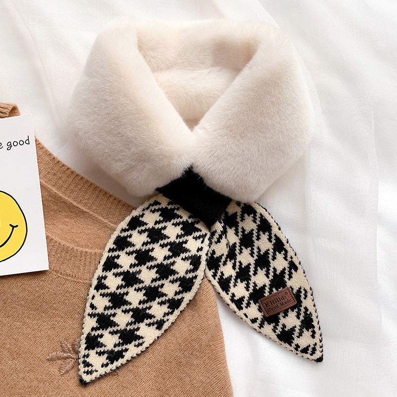 Women's Eco-Fur Retro Style Collar Scarf